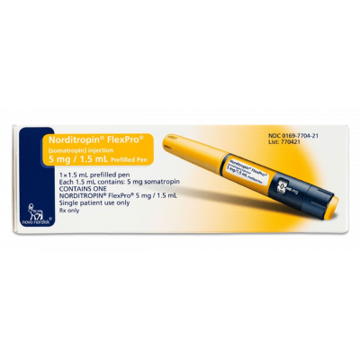 NORDITROPIN FLEXPRO 5 MG / 1.5 ML ( SOMATROPIN ) FOR SUBCUTANEUS USE PREFILLED PEN